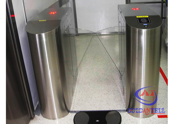 RFID Flap Barrier turnstile security gate with Voice Prompt and alarm function