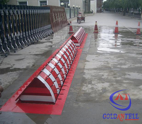 Traffic Remote Control Security Hydraulic Road Blocker A3 Steel With Rust Proof Lacquer