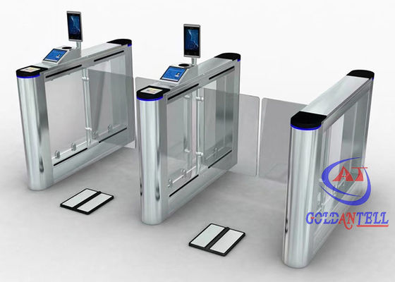 AC / DC Security Turnstile Gate With RFID Fingerprint Facial Recognition Access Control