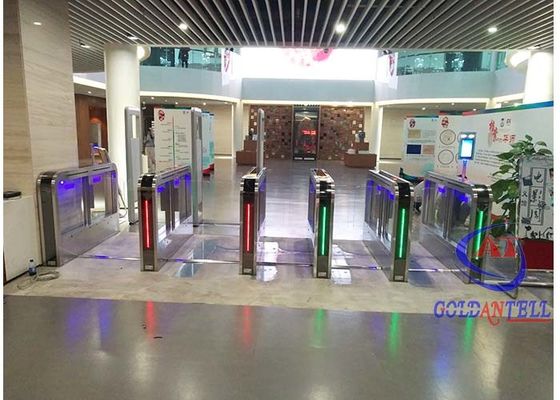 Waterpark Security Pedestrian Turnstile Gate Anti Tailing Face Recognition Controlled