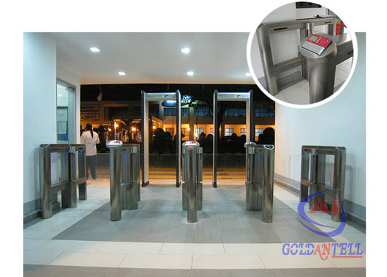 Luxury Shape Speed Gate Security Half Height Turnstiles For Fitness