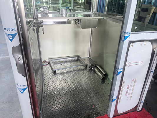 Outdoor Movable Security Guard Booth Stainless Steel Waterproof