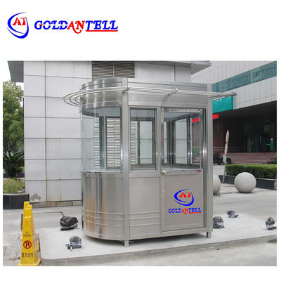 Custom Stainless Steel Security Cabin Prefab Outdoor Guard Booth