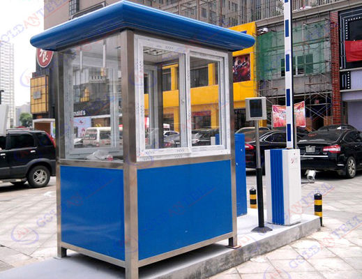 Suitable For Outdoor Security Posts Security Guard House With Roof Material High Steel Plate Approximately 200 500 Kg Depending On Size Material