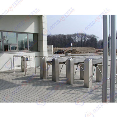 304 Stainless Steel Turnstile Access Control with 0.4s Barrier Open/Close Time and RS485 Communication for 30-40 Persons/Min