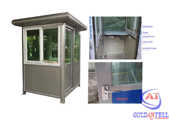 Stahlsicherheitsbeamte-House Portable Building-Posten Fertighauptantisepsis-Spritzen