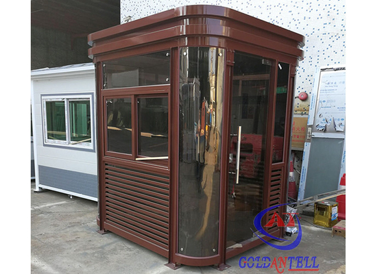 Festes vorfabriziertes Sicherheitsbeamte-Room Temporary Custom-Stahllogo