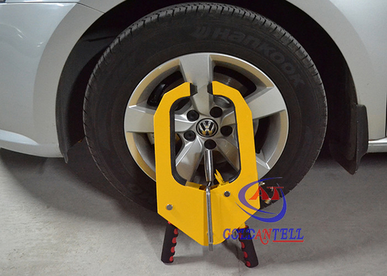 Stahlfahrzeug-Radkralle der sicherheits-A3, Auto-Rad-Verschluss für Breite 18 - 29cm Rad