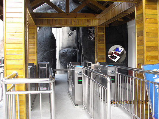 Automatischer Barcode/Qr-Code-Drehkreuz-Karten-Management-Systeme für touristischen Bereich, Museum, Kino-Eingang