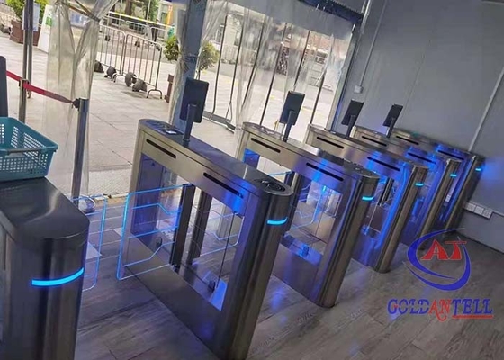 Lärmarme optische Gesichtserkennungs-Drehkreuz-Hochgeschwindigkeitsantizerstampfungs-Schwingen-Sperren-Tor