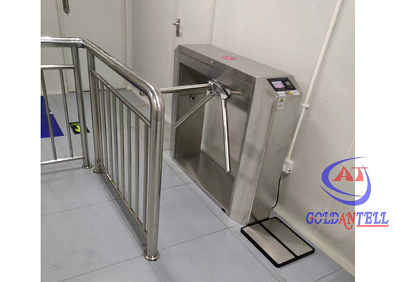 Halbes hohes ESD-Drehkreuz-Tor-System halb automatisches SUS304 imprägniern