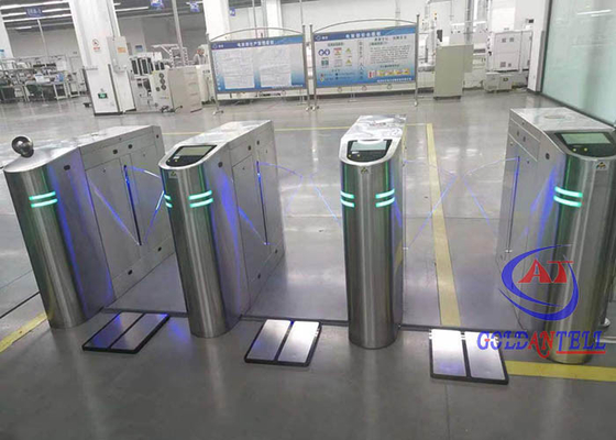 Professioneller automatischer Klappen-Drehkreuz-Tor-Edelstahl 304 für 3 Meter langen Eingang