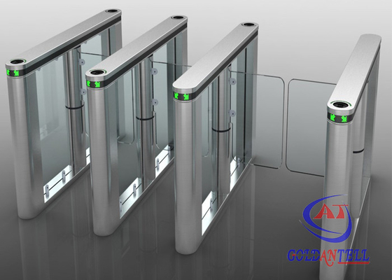 RFID-Kartenfingerabdruckleser Swing Barrier Gate für Wohnsitz und Bürogebäude