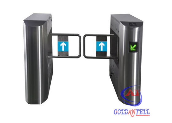 Electronic Mechanism Swing Barrier Gate turnstile with ESD Tester