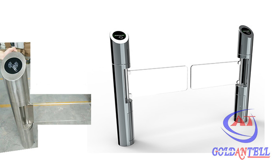 Erstklassige Glasbreite 900 Millimeter-Schwingen-Sperren-Tor mit Kartenleser