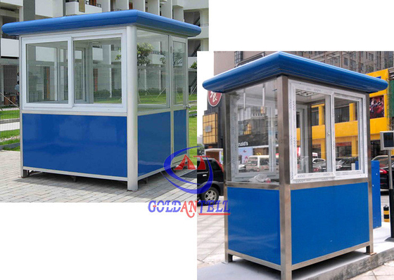 Thermisches isoliert fabrizierte Sicherheitsbeamten Room mit Strominstallationen vor