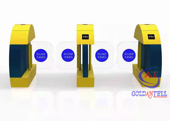 Einweg-Drehkreuz-Eingangstore QR-Code-RFID-Lesegerät Zugangskontrolle Drehkreuz-Tor