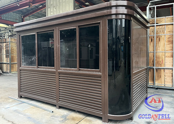 Kundenspezifischer 1800*1800*2500mm Sicherheitsbeamte-House Outdoor Sentry-Kasten