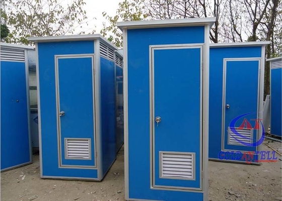 Materielle tragbare Dusche vorfabrizierter Sicherheitsbeamte-House Multipurpose Steels und Toilette shouse im Freien