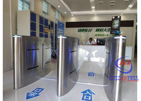 RS485 RFID Smart Gate Flap Barrier System für den Außenbereich für Schulen und Fitnessstudios