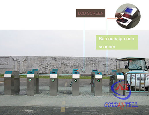 CE-Mechanismus Zugriffskontrolle Drehscheibe Stativ Drehscheibe Tor Barcode Geschwindigkeitstor für Ein- und Ausfahrt