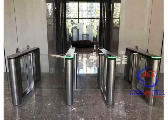 Portable Swing Barrier Gate Gesichtserkennung QR Code RFID Zugangskontrollsystem