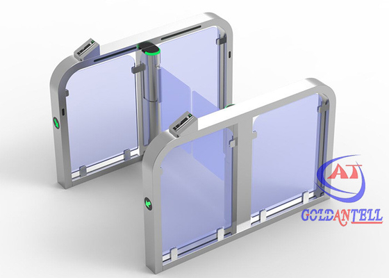 OEM-Logo QR-Code Schiebe Tor Turnstile Sicherheits Schwing Barriere Tor für die öffentliche Lobby