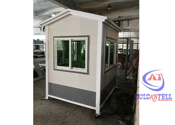 OEM-Größe Sicherheitskabine Wachhaus Hütte Außenlager Tragbare temporäre Kiosk