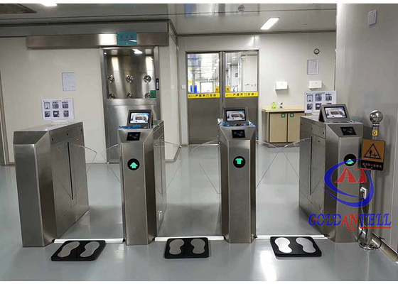 Bi-richtungs-Flap-Turntile-Tor 3 Kanäle für die sichere Zugangskontrolle