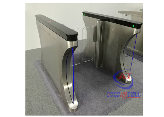 NFC-Karten beschleunigen Tor-Drehkreuz-bidirektionales optisches Drehkreuz-Klappen-Tor
