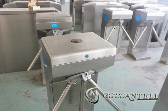 IP62 IC ID Card Access Three Arms Access Control Turnstiles Bidirectional 110V / 220V