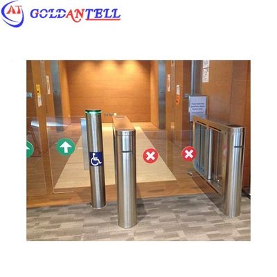 IP54 Rated Swing Barrier Gate with 0.6 Second Sliding Speed and 35-40 Persons/Minute Flow Rate