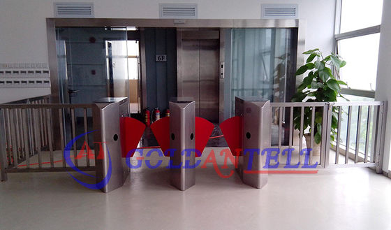 Automatic High-Speed Retractable Wing Turnstile with 0.2s Barrier Open/Close Time and RS-232 Communication Interface for 30-40 Persons per Minute