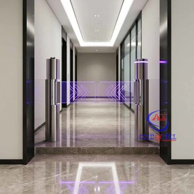 900mm breiter Durchgang Pedestal-Drehkreuz Relocatable Sensor-gesteuertes Schwingtor Hohe Ausdauer RFID QR für Transit-Lobby CE