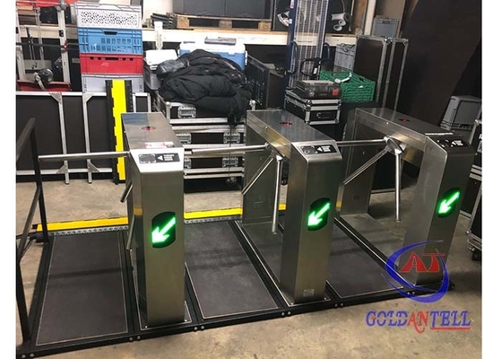 Selbstedelstahl des code-Stativ-Barcode-Scanner-Drehkreuz-304 für Konzert-Festival-Ereignisse