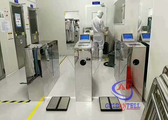 35 Person/Min Flap Barrier Gate Retractable-Arm lassen Rfid-Steuerung plus Esd-Kontrolleur fallen