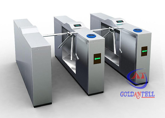 Korrosionsbeständiges drehendes biometrisches Zugangs-Stativ-GegenDrehkreuz mit Metro Rfid-System