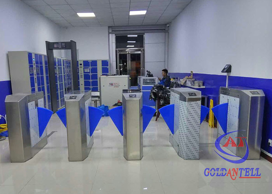 Stehender voller automatischer Klappen-Sperren-Tor Rfid-Kartenleser Security Metal Detector