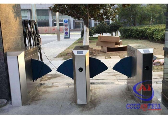 900mm breite Kanal-Eintrittsbarriere-Tor-Massenkontrolle-automatische optische Doppelflügel
