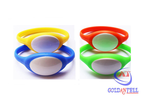 Manschetten-Silikon-Armband NFC 125khz 13.56mhz Rfid ETIKETTIEREN wasserdichtes intelligentes RFID