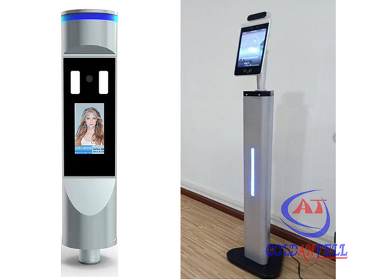 Körper-Temperatur, die Gesichtsanerkennungs-Drehkreuz mit Biometrie-Zeit-Anwesenheit Digital Touchless der Kamera-3d misst