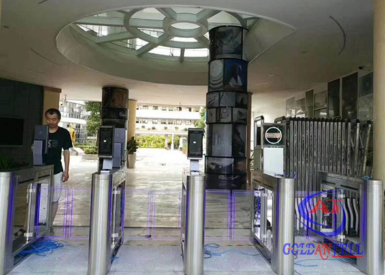 Anpassungsfähige Gesichtserkennung Swing Turnstile für Fußgänger-Zugriffskontrolle