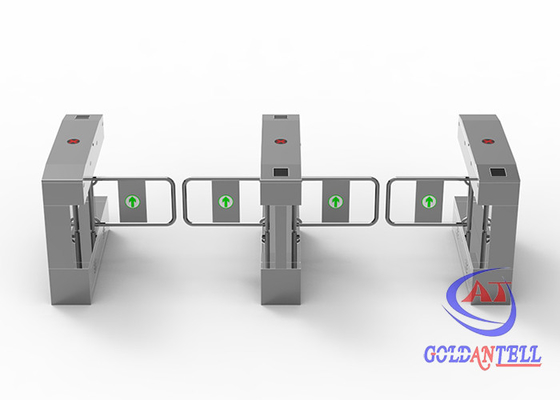Antiklemme-ESD-Drehkreuz-Tor-System-doppelter Kanal-Edelstahl ESD-Manschetten-Test