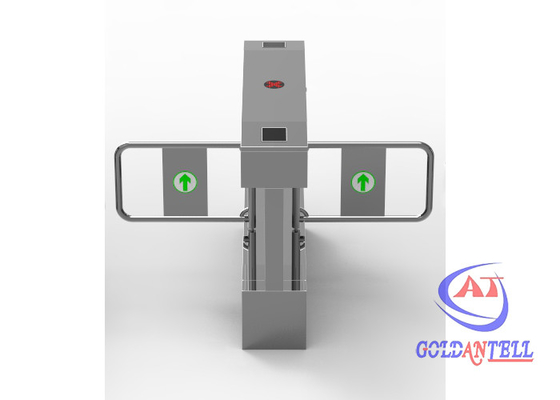 Antiklemme-ESD-Drehkreuz-Tor-System-doppelter Kanal-Edelstahl ESD-Manschetten-Test