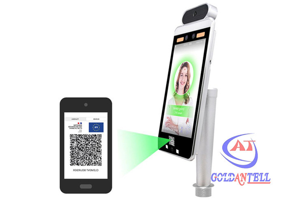 WIFI-QR Code nehmen von Anwesenheits-Maschinen-Gesichtserkennungs-Temperatur-Scanner Fingerabdrücke