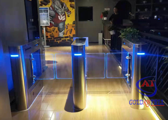 Hohe RFID Zugriffskontrolle der Turnhallen-Sicherheits-Schwenktür-Drehkreuz-Taillen-