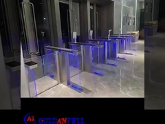 GAT-672 optischer Gesichtsscanner Swing Barrier Gate RFID Bi-Directional Pass Barrier System