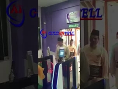 GAT-651 Anpassung OEM ODM Sicherheit Turnstile Tor Geschwindigkeit Swing Turnstile Tor Für Gym Kino Schule