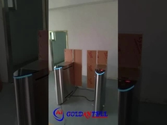 GAT-632 Hochsicherheit Edelstahl Schiebebarriere Tor Sicherheit Türmechanismus Fingerabdruck