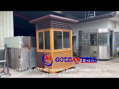 Formstahlkonstruktion Sicherheitskabine angepasste Größe und Farbe Wärmedämmung Umweltfreundlich